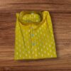 YELLOW COLOUR COTTON GENTS  KURTA
