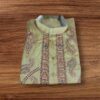 GOLDEN COLOUR FANCY SILK GENTS  KURTA