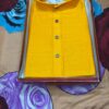 YELLOW COLOUR COTTON KURTA