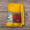 YELLOW AND WHITE  FANCY SILK SAREE