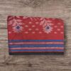 RED AND BLUE SOFT COTTON SAREE