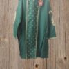 DARK GREEN COLOUR KURTA WITH BOOTY WORK