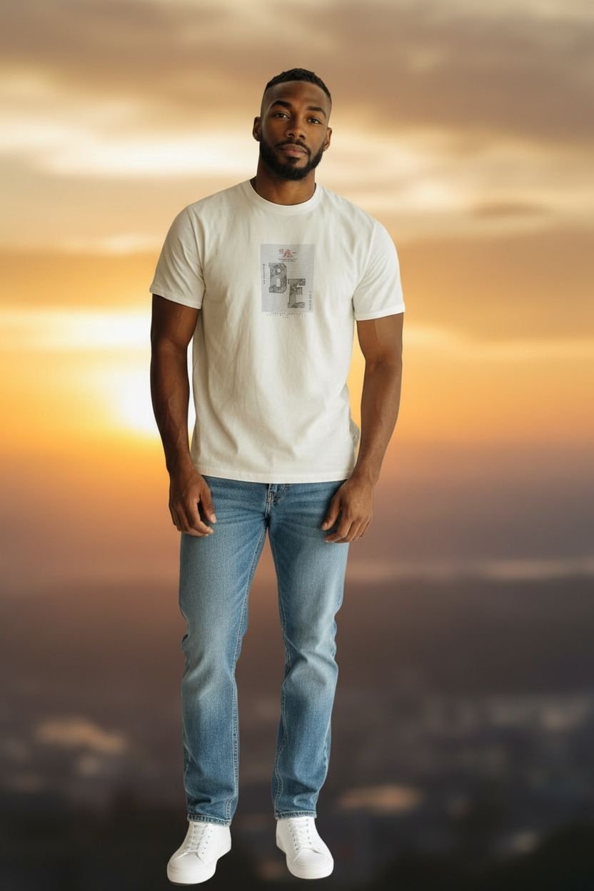 WHITE COLOUR COTTON T-SHIRT